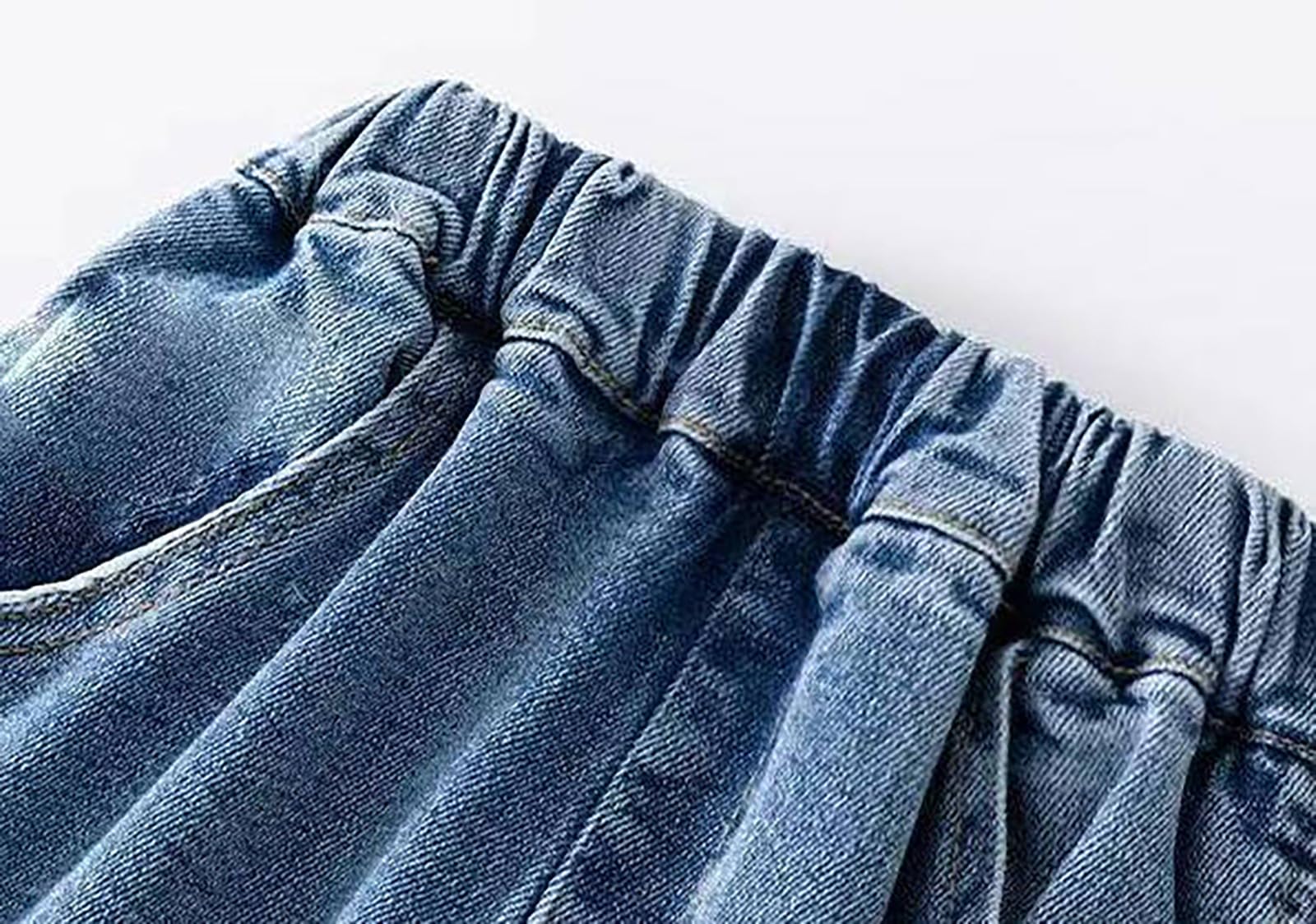 Genérico Pantalones de Chandal Niño Pantalones Casuales para Uso Diario Deportes y Actividades Exteriores Vaqueros Rectos Cómodos Niños