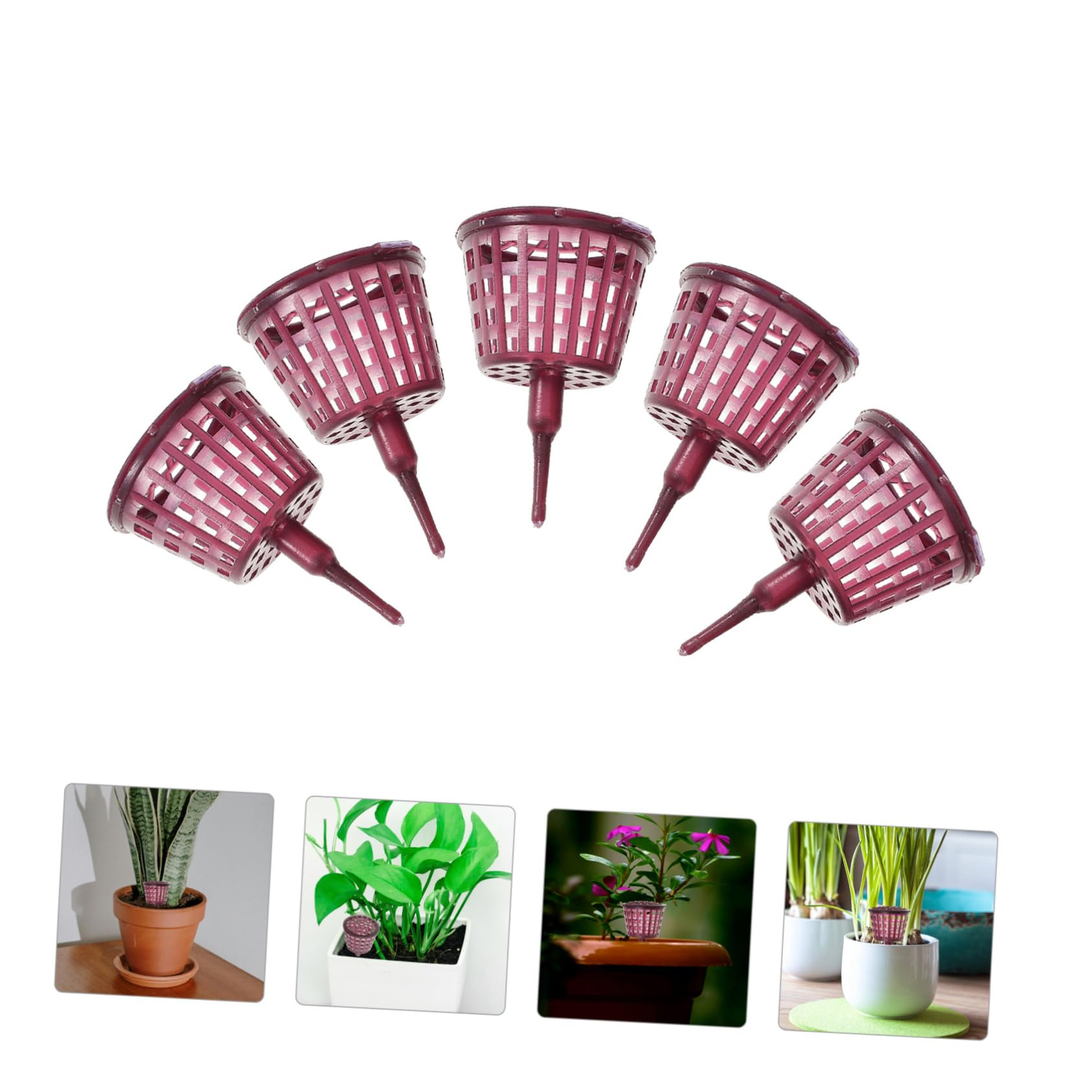 Toyvian 10pièces Paniers à Engrais pour Bonsaïs Distributeurs Automatiques Plastique Facilitent La Fertilisation des Plantes