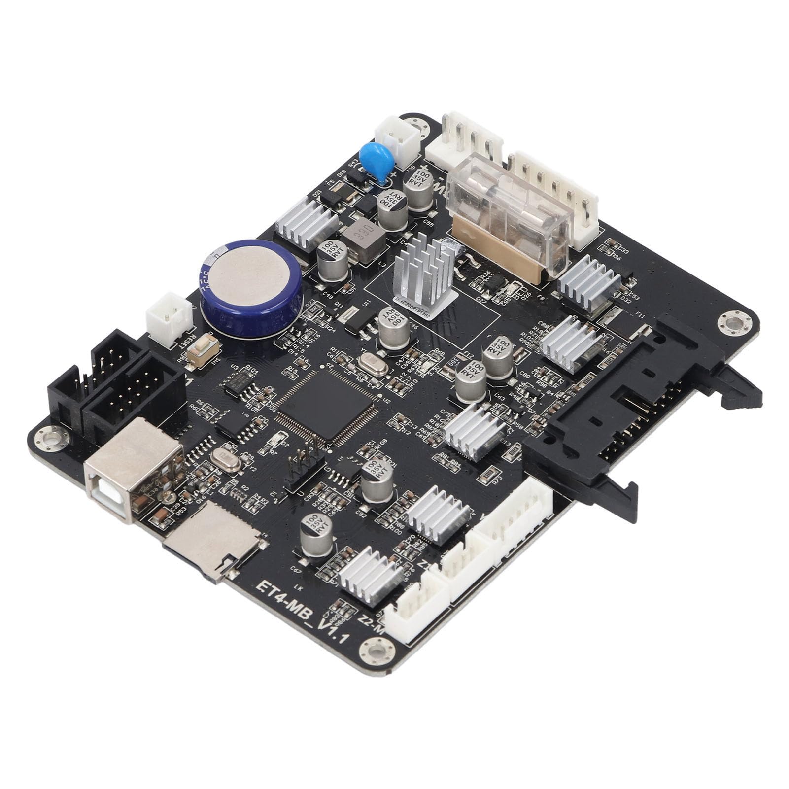 Goshyda 3D-Drucker-Motherboard 32-Bit-Steuerplatine, Aktualisierter STM32F407 A4988-Treiber für Anet ET5X, Verbesserter Wärmeableitungs-MOSFET, 8–35 V Eingang, Industriequalität für 3D-Druck