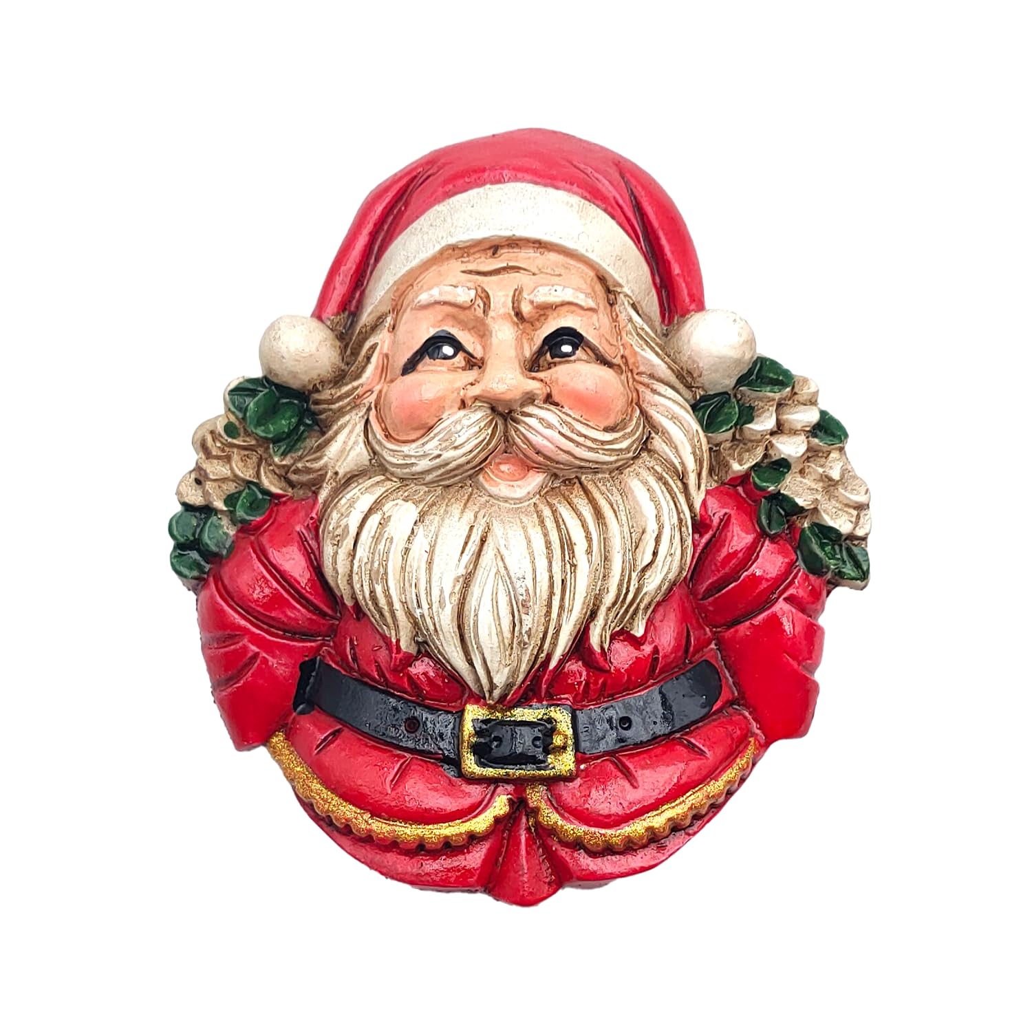 12 Aimants Frigo Décoratifs De Noël - Père Noël 3D Coloré - Pour Tableau Magnétique, Bureau, Cuisine