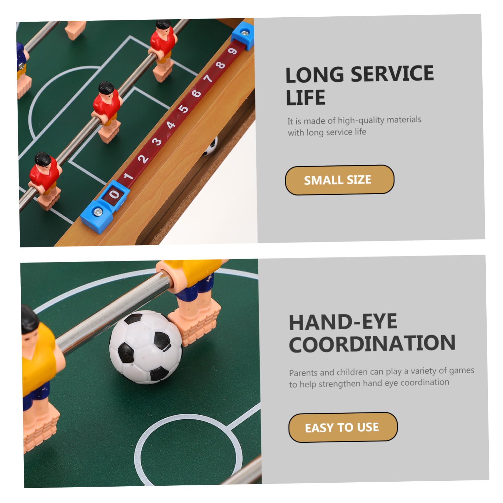 Cabilock Giocattolo Interattivo Genitore-figlio per Migliorare la Coordinazione Mano-occhio, Gioco di Calcio Creativo in Plastica e Acciaio Inox, Decor Festa Scuola per Famiglia e Ragazzo