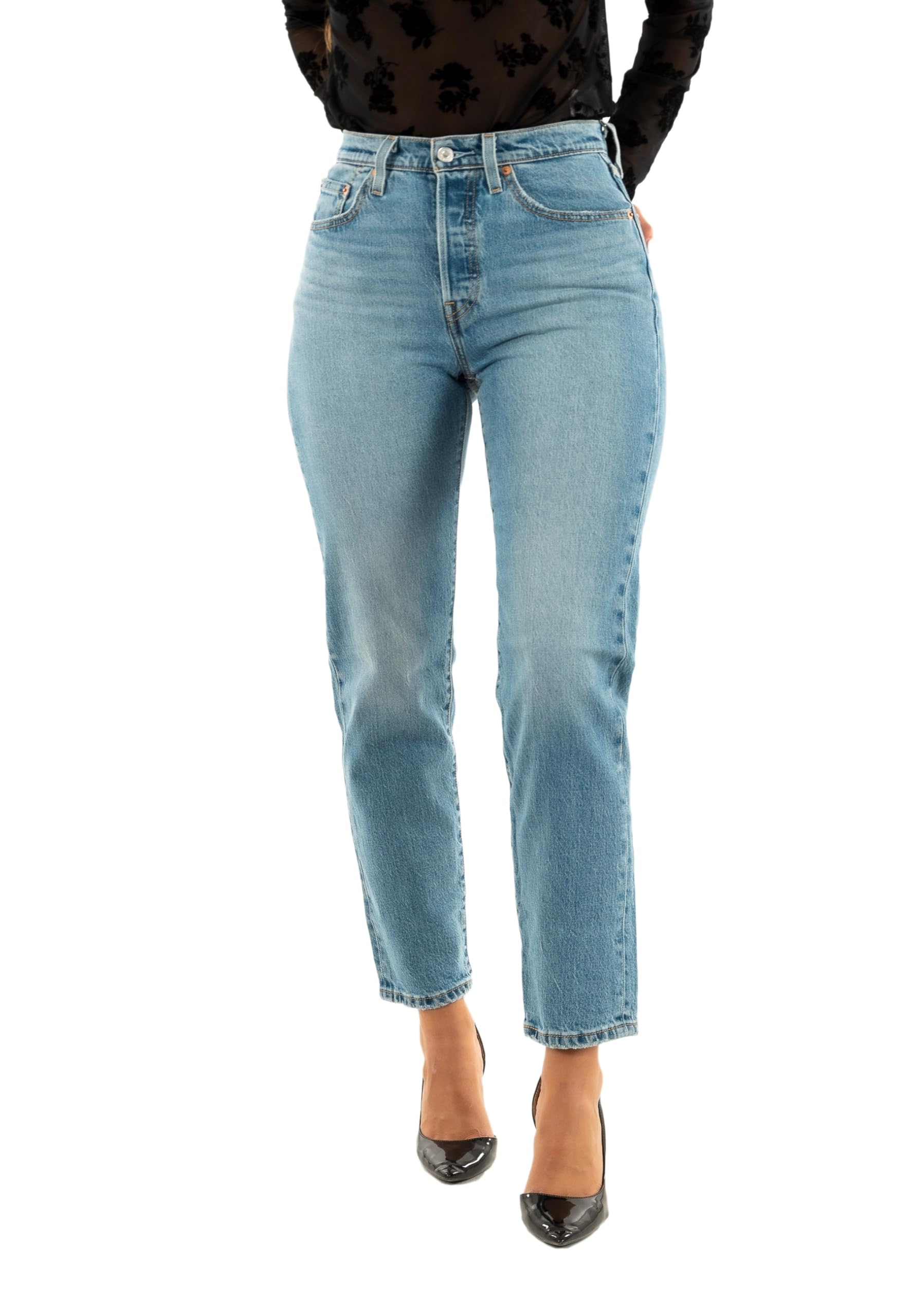 Levi's Women's 501 Crop Jeans, Where to Now Ndx, 30W / 28L