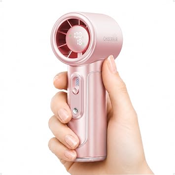 Handheld Portable Fan, 5000mAh Rechargeable Powerful Mini Fan