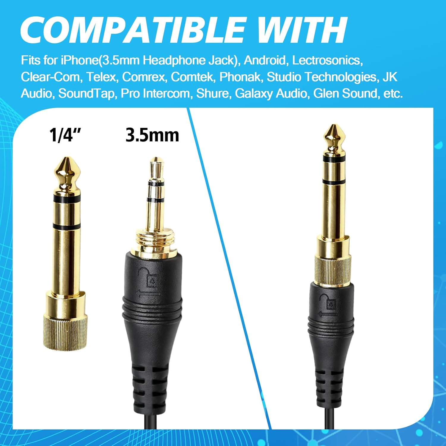 Universal Ifb Earpiece Single Ear Broadcast Headset In-ear Earbuds Monitor Kit Headphone Acoustic Tv Anchor Broadcasting Ear Piece Compatible for Iphone 3.5mm Phone(Color Black)