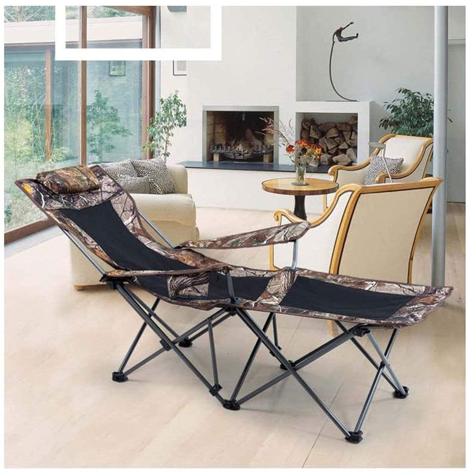 籐リクライニングガーデンチェア屋外ガーデン家具| 折りたたみサン