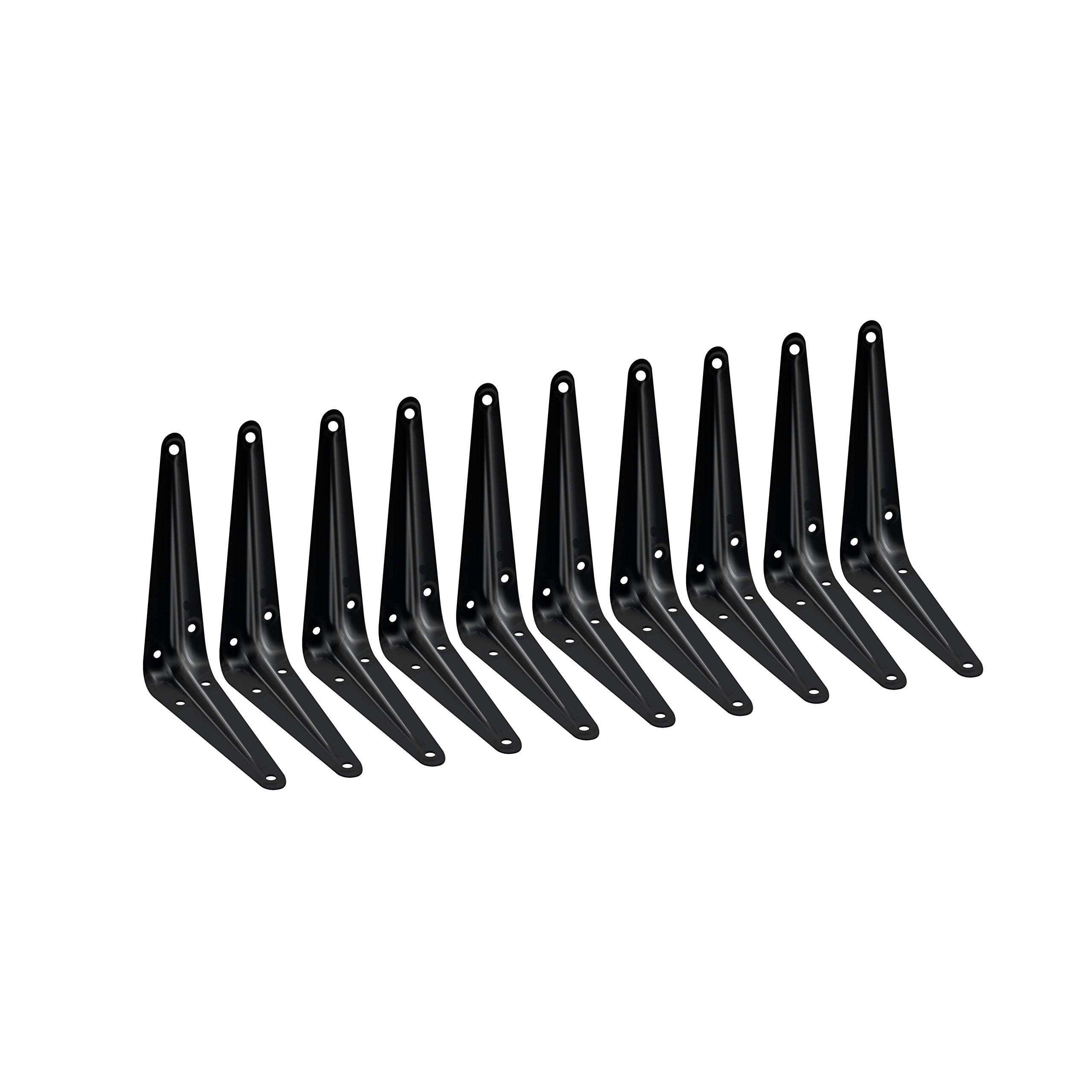 EAI Afit Shelf Bracket London Retro Pattern Kitchen Garage Shed125X100X35X1mmBlackPack Of 10 from B&Q