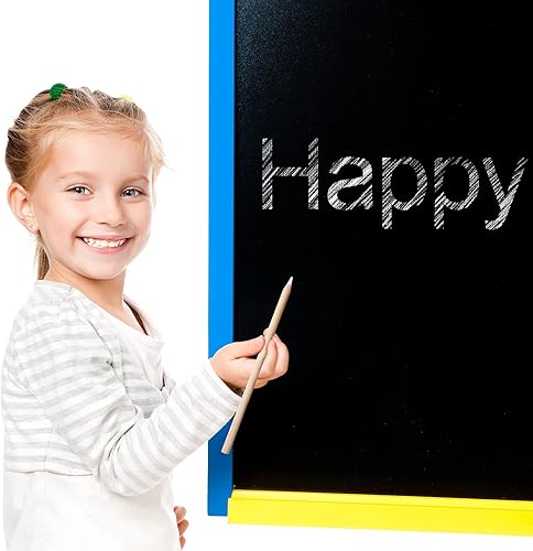 Vista 7 de Tenare Juego de 20 lápices de tiza blanca con sacapuntas y recipiente para dibujar, dibujar, mezclar, principiantes y artistas