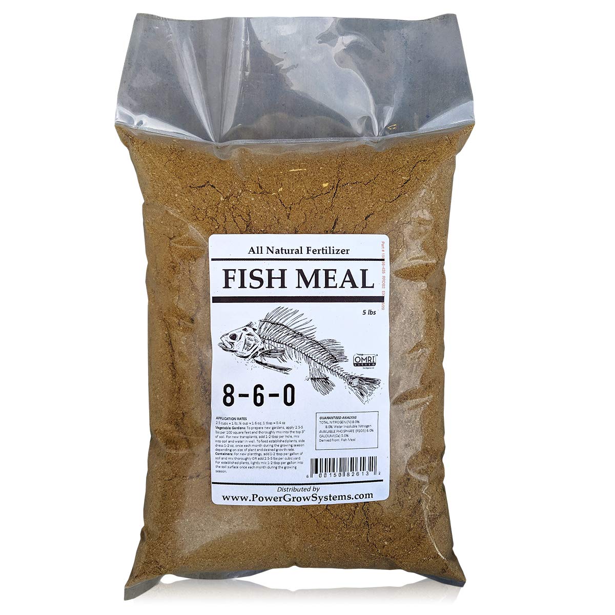 Fish Meal Organic Fish Fertilizer 860 (5 lbs) Patio