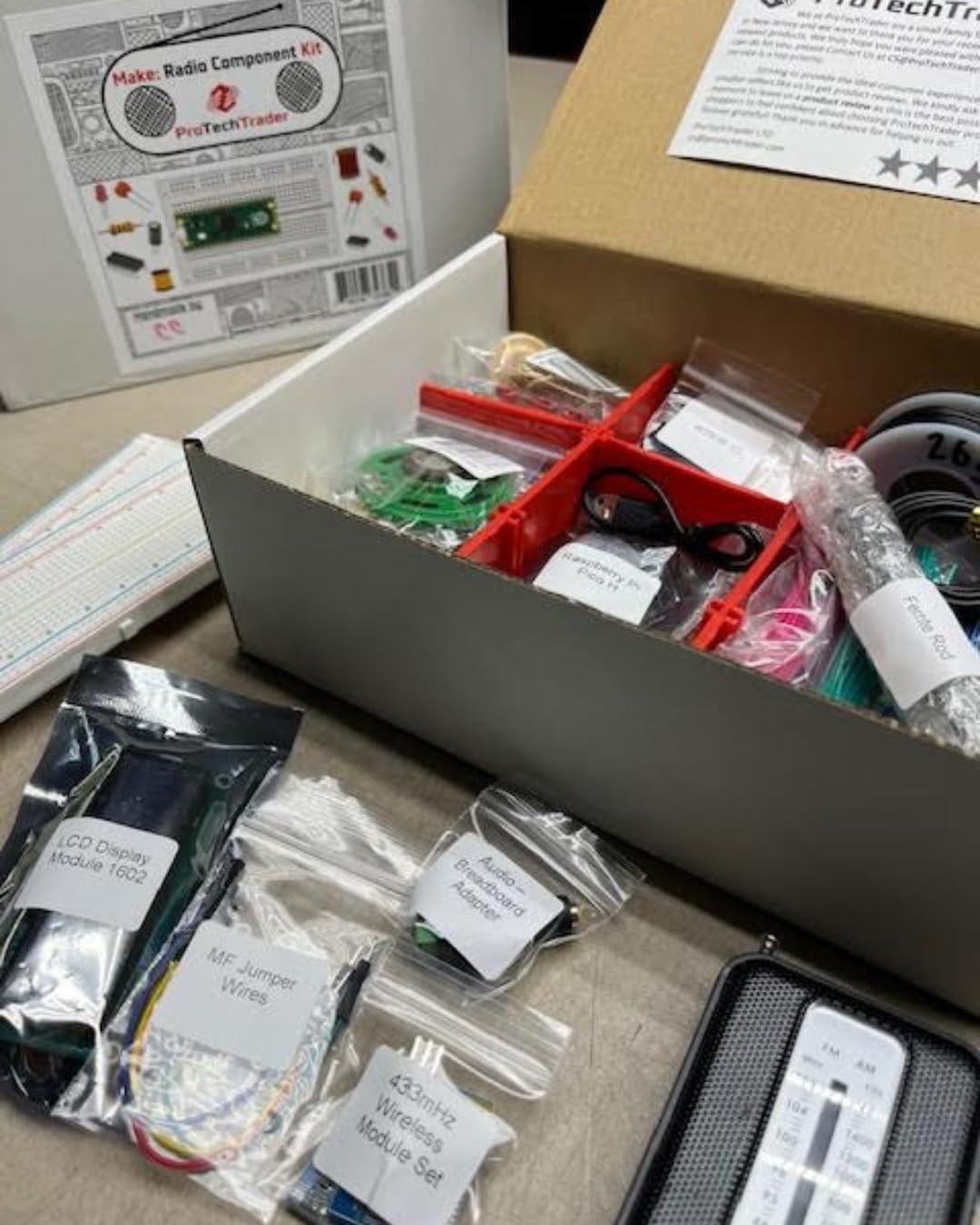 Produttore: kit di elettronica radio e pacchetto di libri, brossura 2024