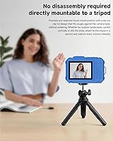 Vista 3 de Funda protectora de silicona para cámara digital Pixpro wpz2 con tapa extraíble para lente, protector de pantalla y cordón - (azul profundo)