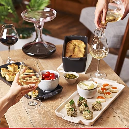 Miniatura 2 de Peugeot - Molde para pan Appolia - Plato de cerámica para hornear pan con asas - Pizarra, 10 x 4 x 3 pulgadas