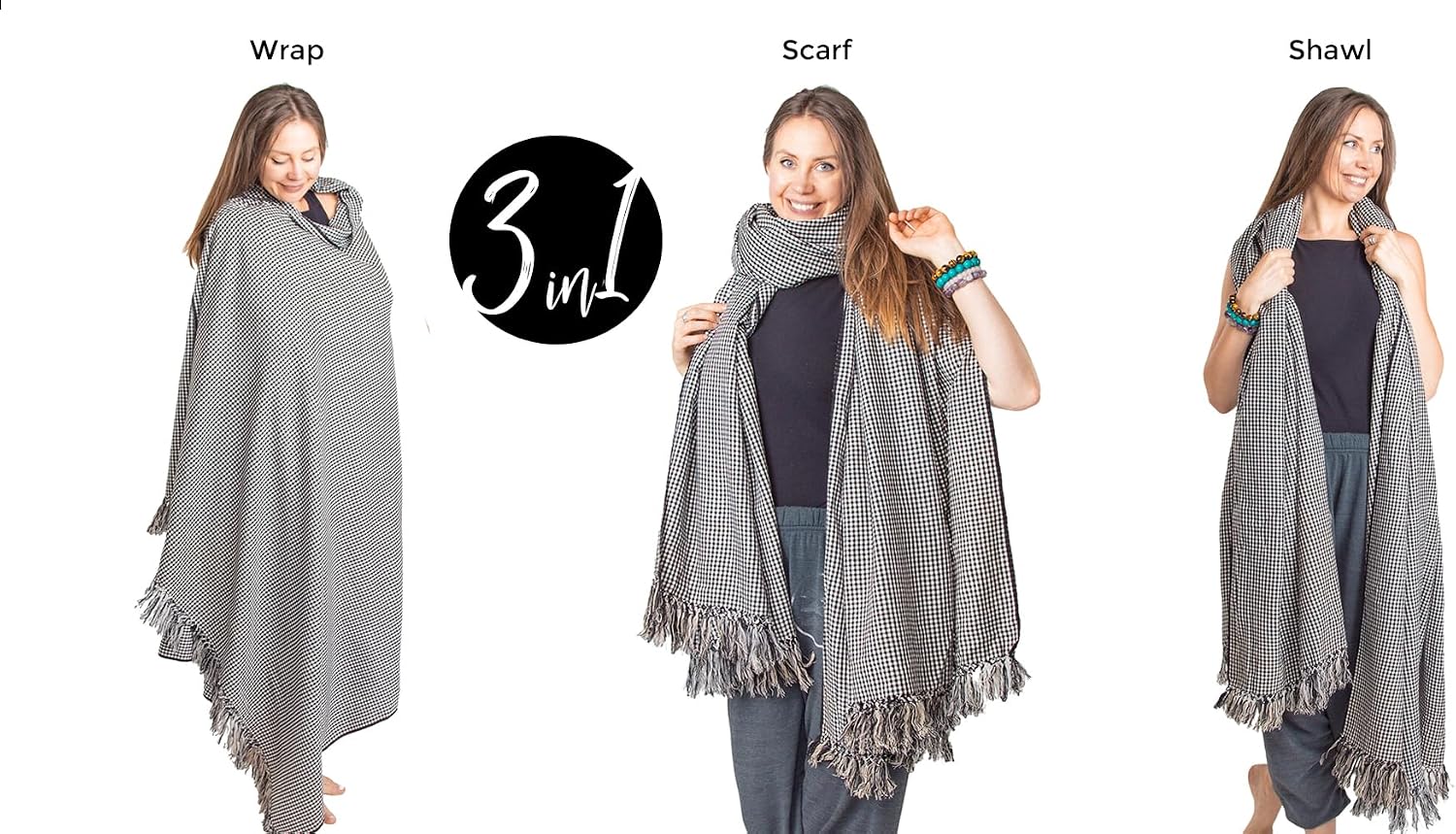 Meditation Shawl Meditation Blanket Prayer Shawl for Men Women image 2