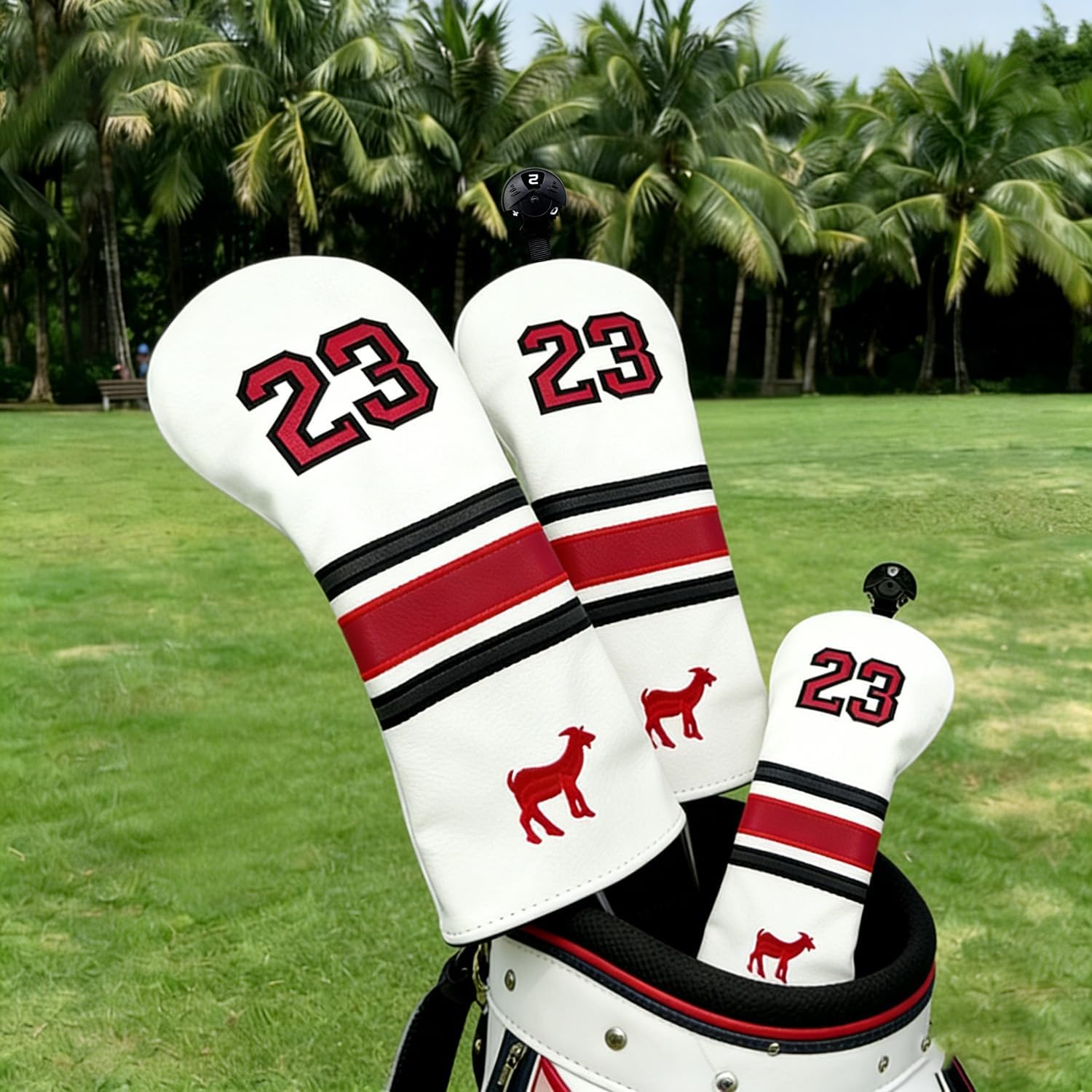 Golf Club Headcover, Protective Club Head Cover (Fits One Wood/Fairway Wood/Mix), Universal Golf Club Accessories (Hybrid)