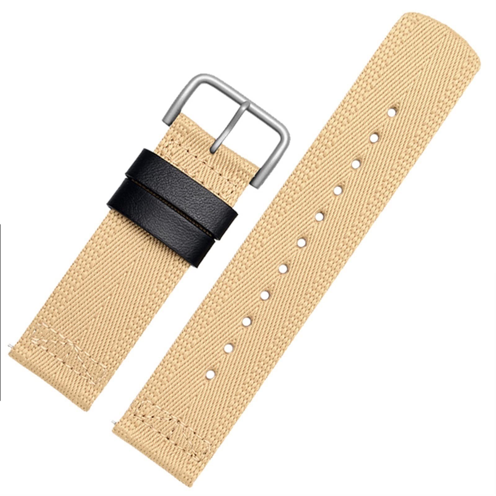 Bracelet montre nylon 24mm pour Casio PRG-600YB PRG-650 PRW-6600 et GA2000
