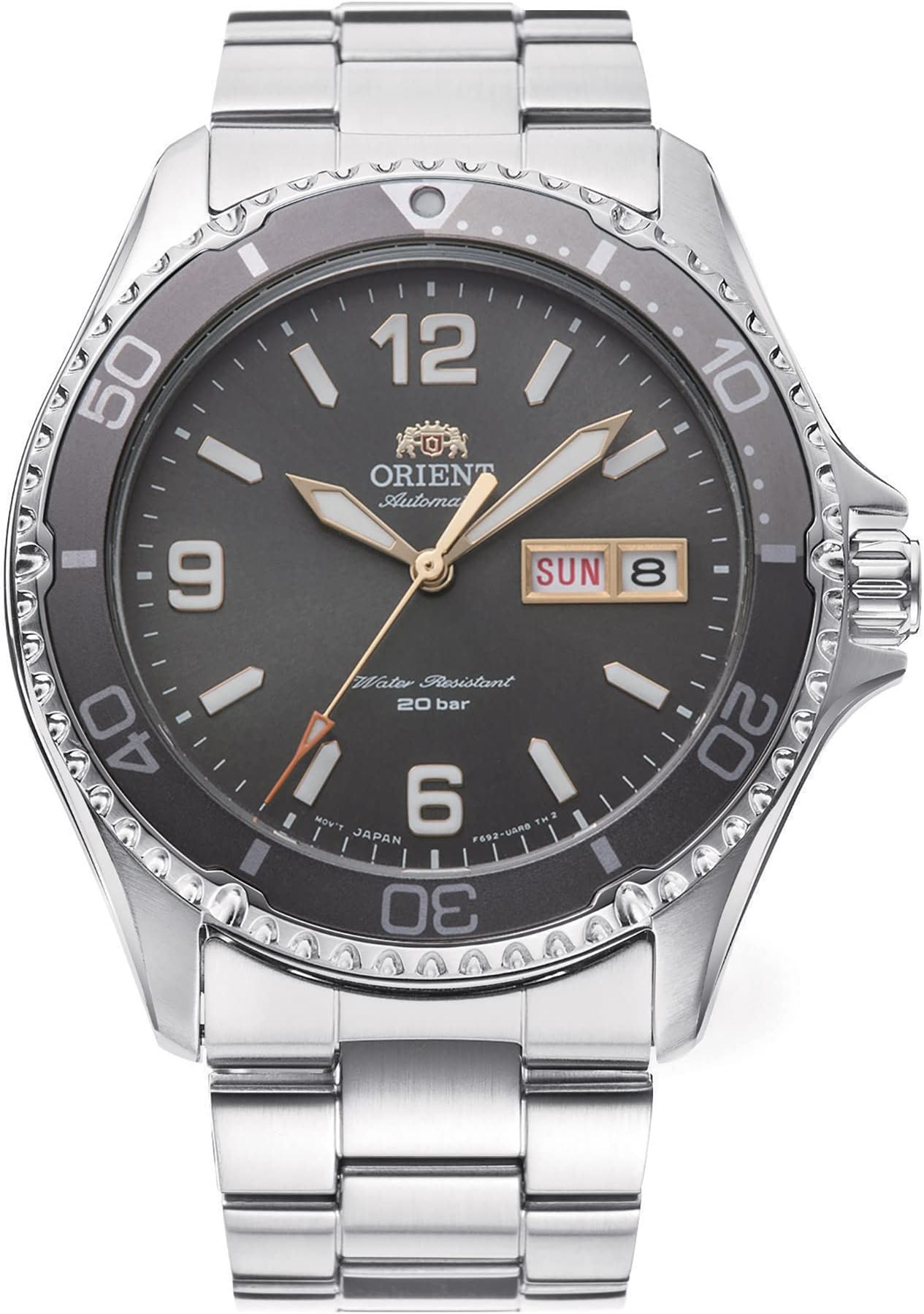 Kamasu/Mako III Men's Automatic Manual Winding Sports Steel or Silicone Divers' Watch with Screw Crown and Sapphire Crystal