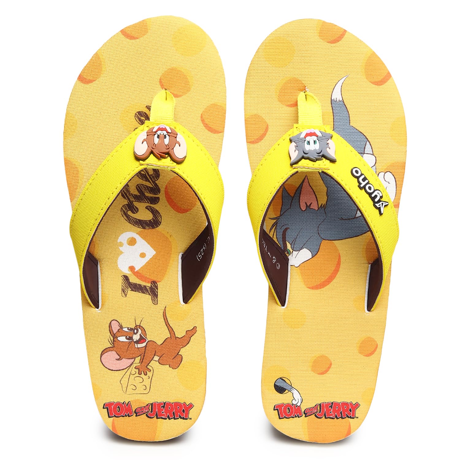 Tom & Jerry 009 Slippers for Women | Iconic Design | All-EVA Build | Cushioned Comfort | Slip-Resistant Grip | Water-Ready Wear-image-4