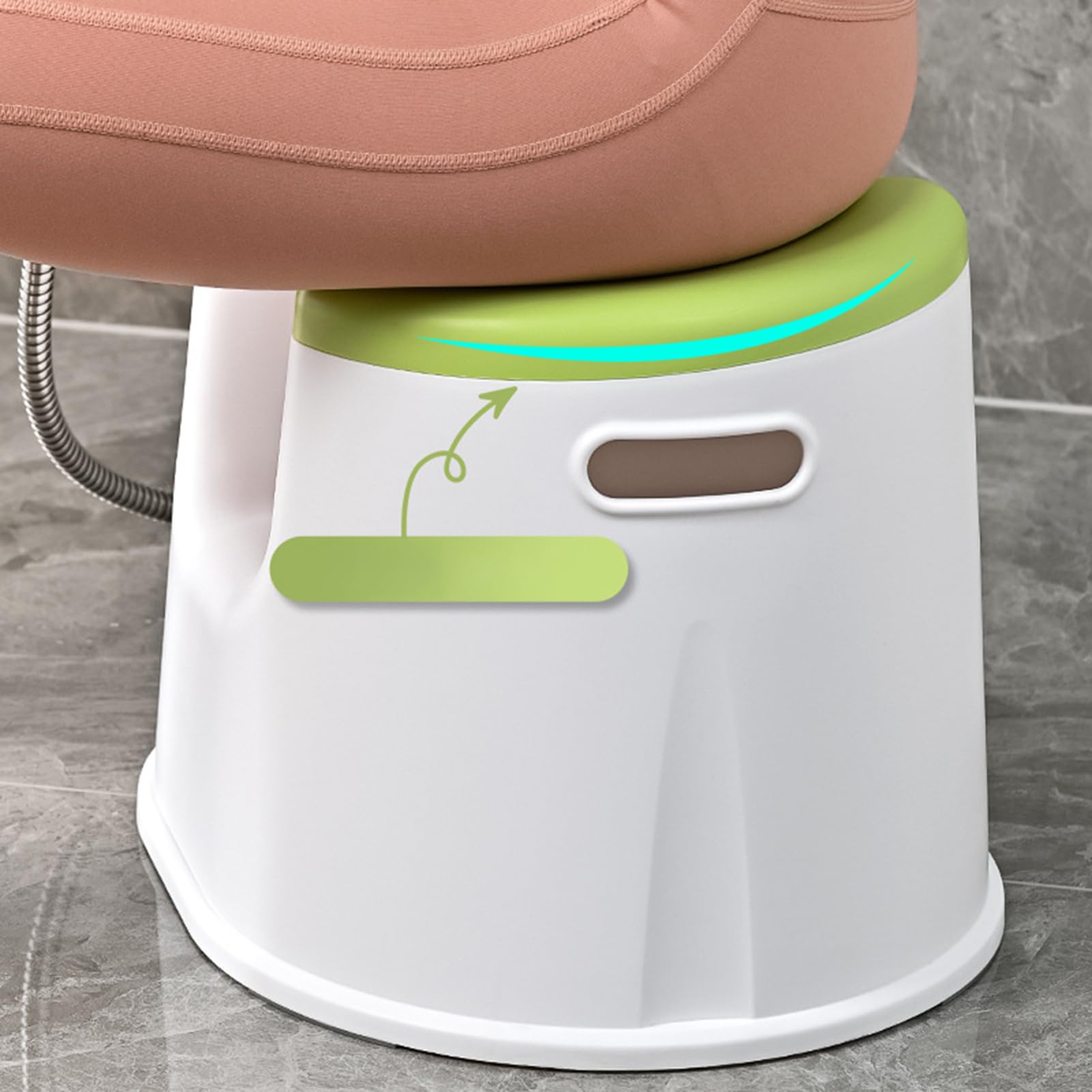 Sedia da bagno, sedia da doccia portatile, sedia da doccia antiscivolo | impermeabile, sedia da bagno di sicurezza, sedie da bagno per anziani per casa, dormitorio, appartamento
