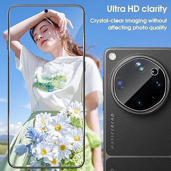 QULLOO Screen Protector for OPPO Find X9 Ultra, [2+2 Pack] Tempered Glass & Camera Lens Protector, HD Anti-Scratch Easy Installation Protective Glass Film