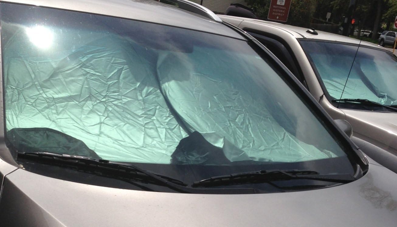 Newport West Car Sunshade 1-Piece Fold up Spring Shade