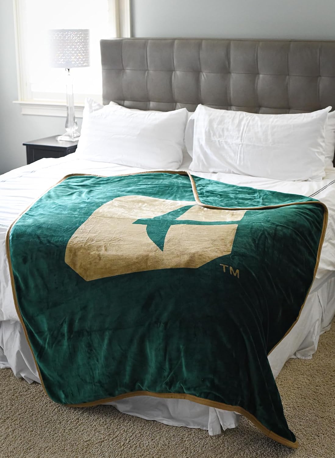 Dormitory 101 UNC Charlotte 49ers Premium Quality Plush Fleece Blanket Throw - X Large 60"X80". Fits Queen or Twin XL Great Gifts!