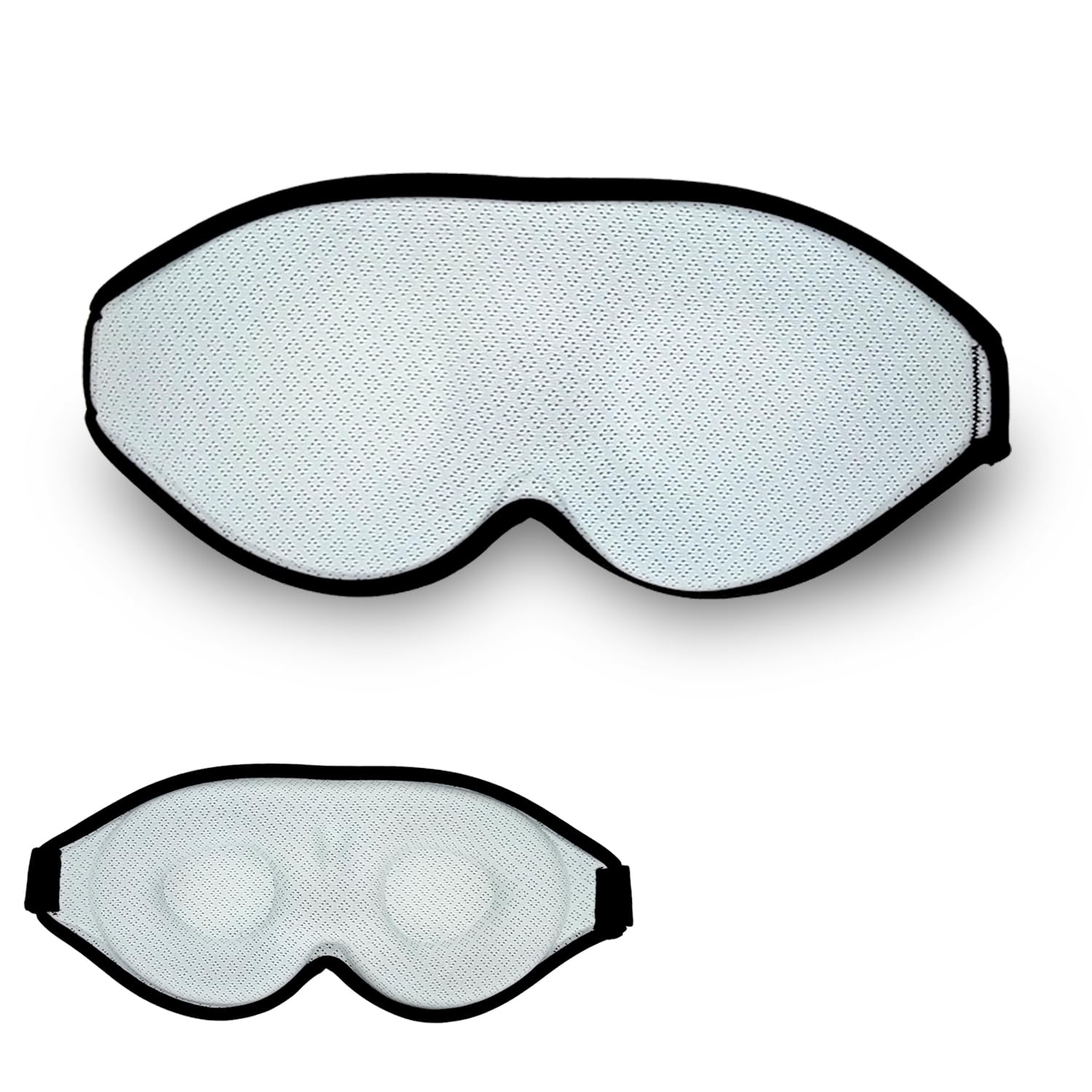 Antifaz para dormir 3D, 100% opaco, contorneado 3D, cómodo y súper suave, con correas ajustables, para mujeres, hombres, dormir, viajes, siestas de yoga (azul bebé)