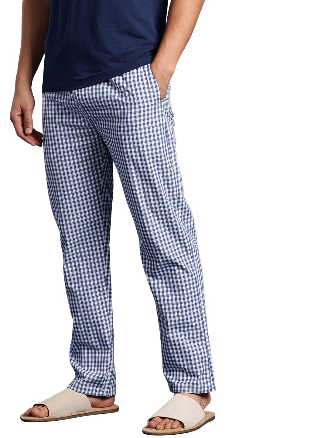 divisive Men's Combed Cotton Regular Fit Night Wear Casual Pyjama Lounge Pant-picture-11