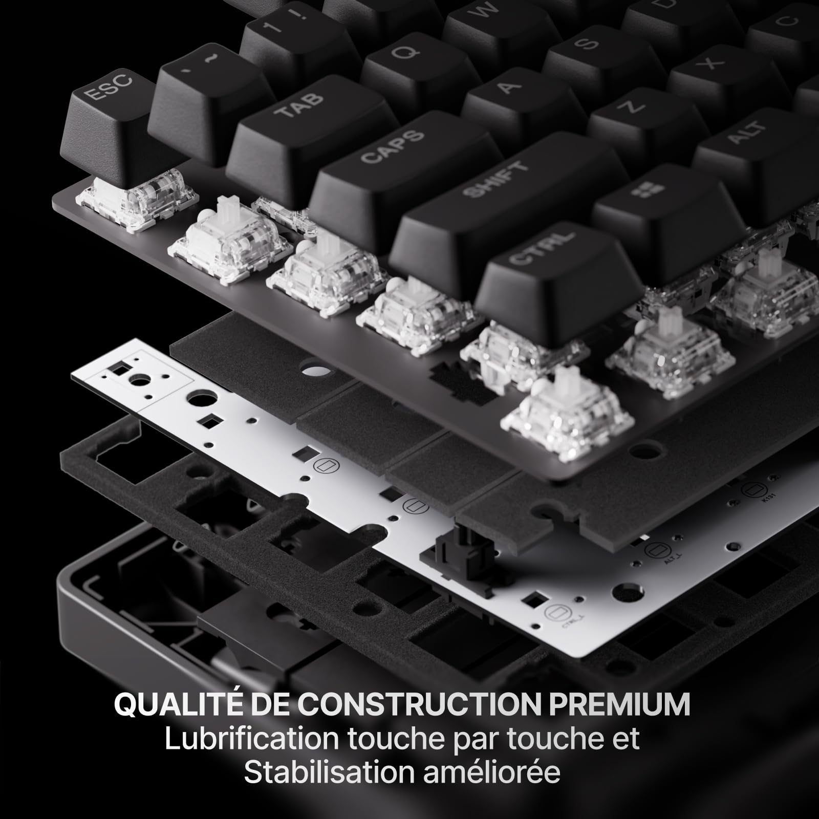 SteelSeries Apex Pro TKL Gen 3 - Clavier Gaming-HyperMagnetic - OmniPoint 3.0 - Actionnement Ajustable - Déclenchement Rapide-Préréglages prêts à Jouer - Toucher Rapide/SOCD - OLED -FR Layout AZERTY