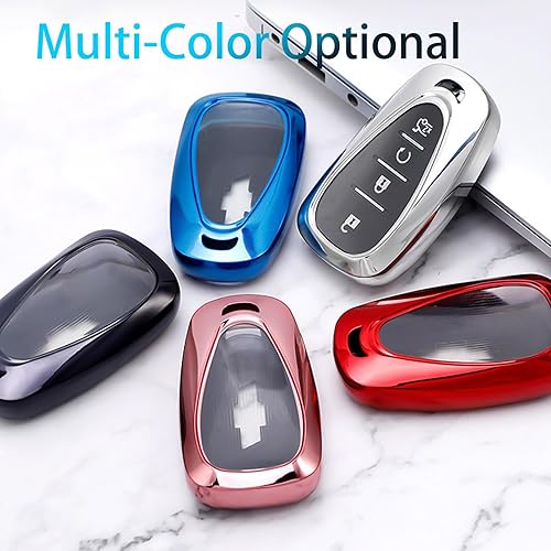 Miniatura 6 de Funda inteligente de TPU suave de alta calidad compatible con Chevy Equinox Traverse Malibu Camaro Cruze Blazer Spark Sonic Impala Trax Bolt-2345