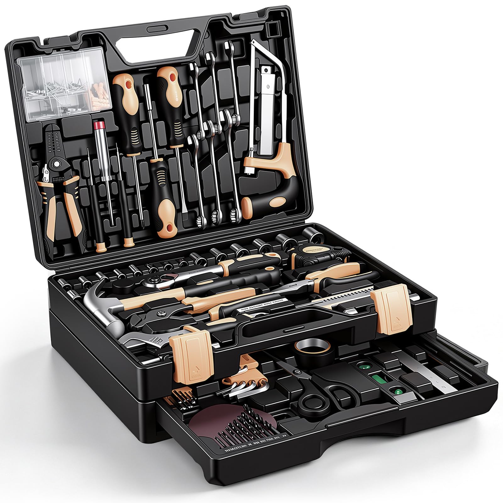 VEVOR 450 PCS Mechanic Tool Set - Socket & Wrench Kit -18