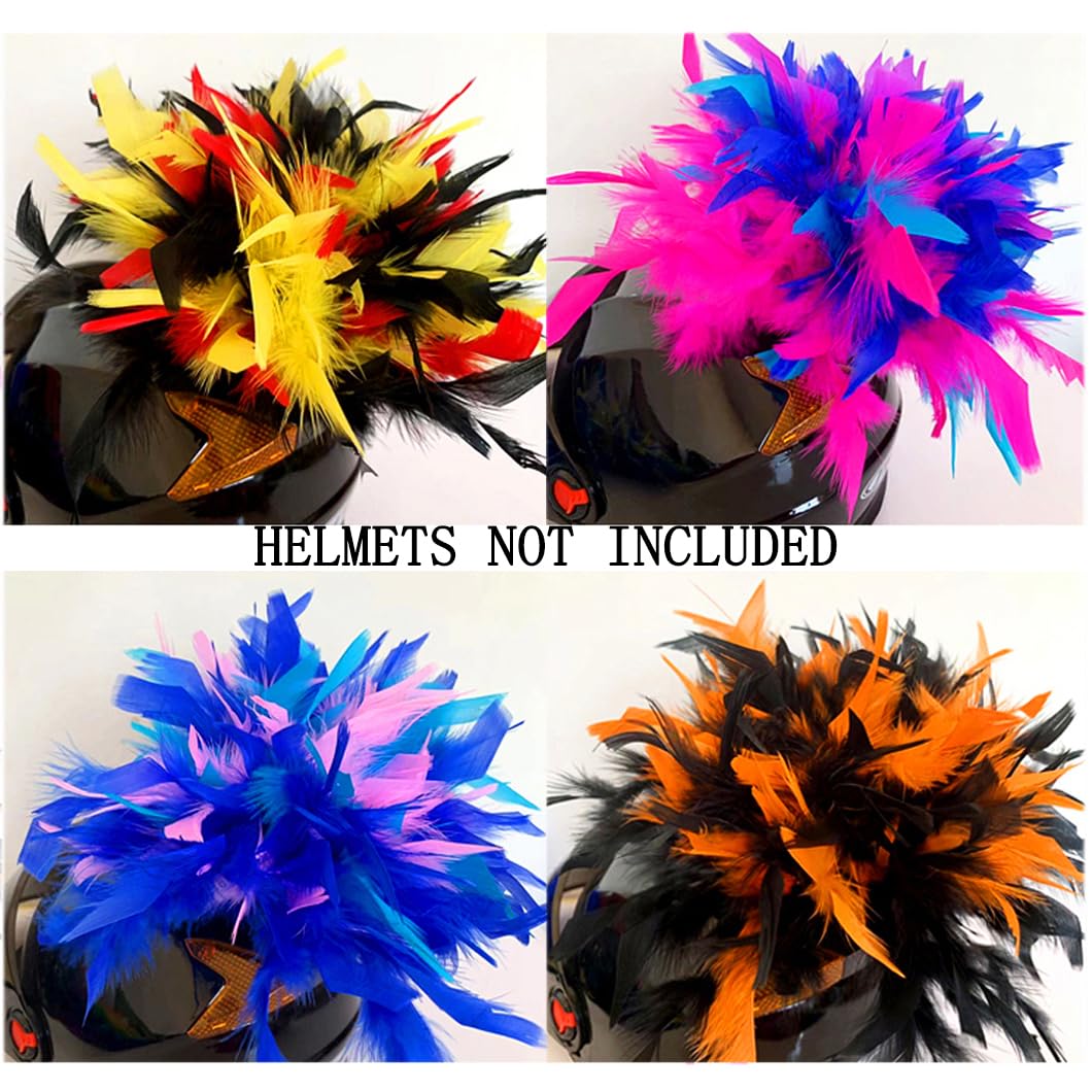 Kids Balance Bike Helmet Decoration Fashion Feather Helmet Accessories Boys Girls Helmet Ears Helmet Horns 1 Piece Style 1