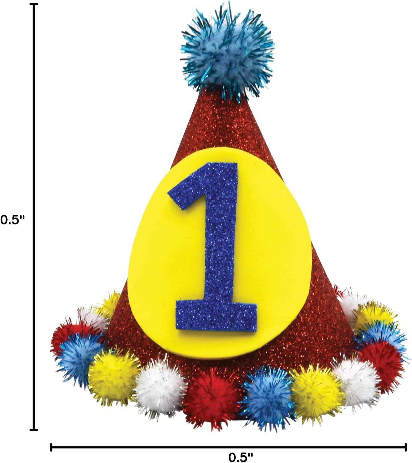 Creativity Street Glitter Pom Pons