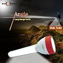 Pick Ur Needs 2 in 1 Rechargeable Emergency Long Range 50 Watt+Side Tube Search Torch Light with Dual Battery Torch Light (Red) gallery image