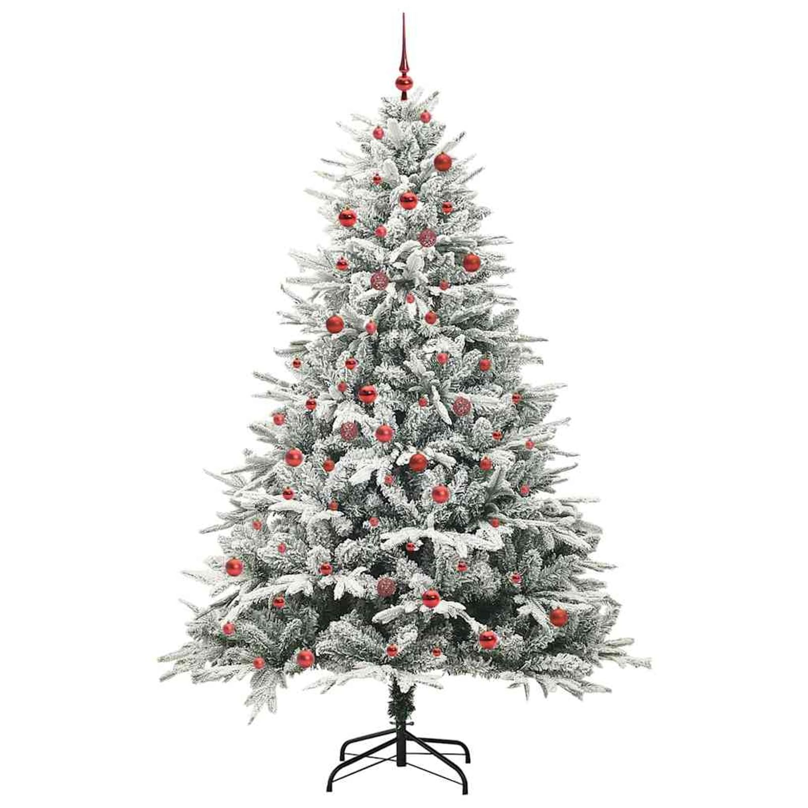 Árbol de Navidad Artificial Moderno LED con Base de Metal - Blanco Cálido