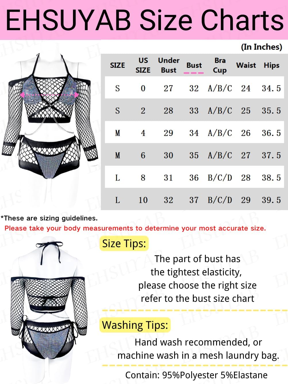 4Pc Rave Outfits, Metallic Shiny Bikini Body Chain, Off Shoulder Coverup