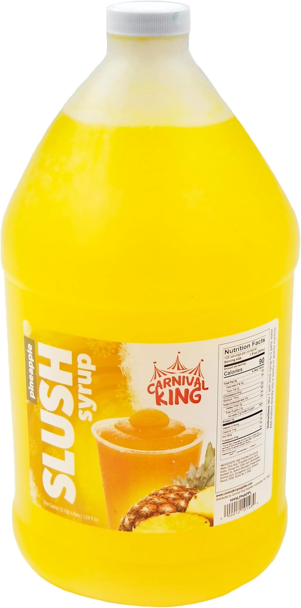 TableTop King 1 Gallon Pineapple Slushy Syrup