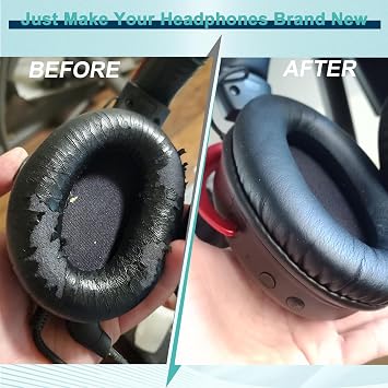 Hyper X Cloud II, Cloud 2, Cloud Flight S, Cloud Stinger, Cloud Alpha Gaming Headphones, Ear Cushions Headphones Ear Covers Replacement Headphone Cushions for Cover Repair Parts