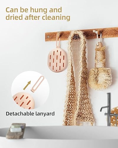 Miniatura 2 de Soporte de esponja de maquillaje para viajes, soporte de silicona para licuadora de belleza, estuche de licuadora de maquillaje con multifuncional