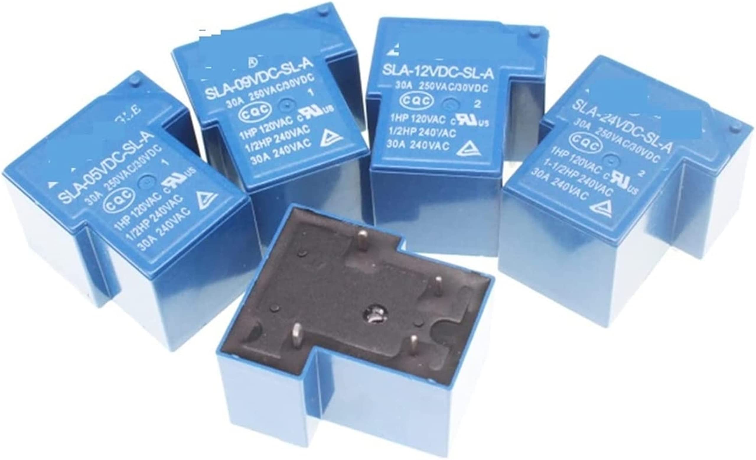 AQHYEBNSR Relay 25PCS/Lot Power Relays SLA-05VDC 09VDC 12VDC 24VDC-SL-A 5V 9V 12V 24V 30A 4PIN(5V-4PIN)