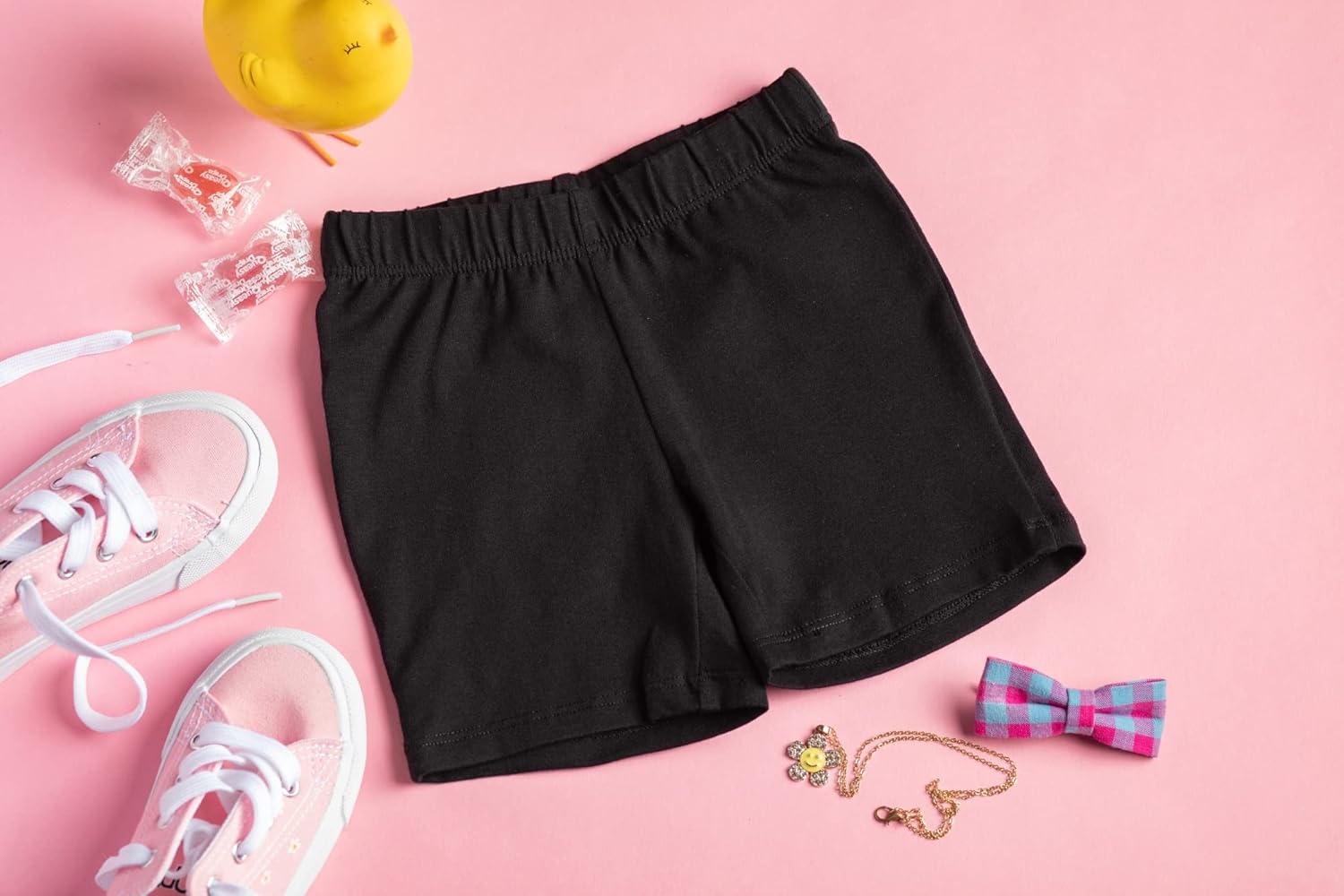 MY WAY Toddlers & Girls Bike Shorts Cotton & Spandex — Biker Shorts for Under Dresses, Cartwheel & Dance - 3 Pack Sizes 2T-16 - Image 3