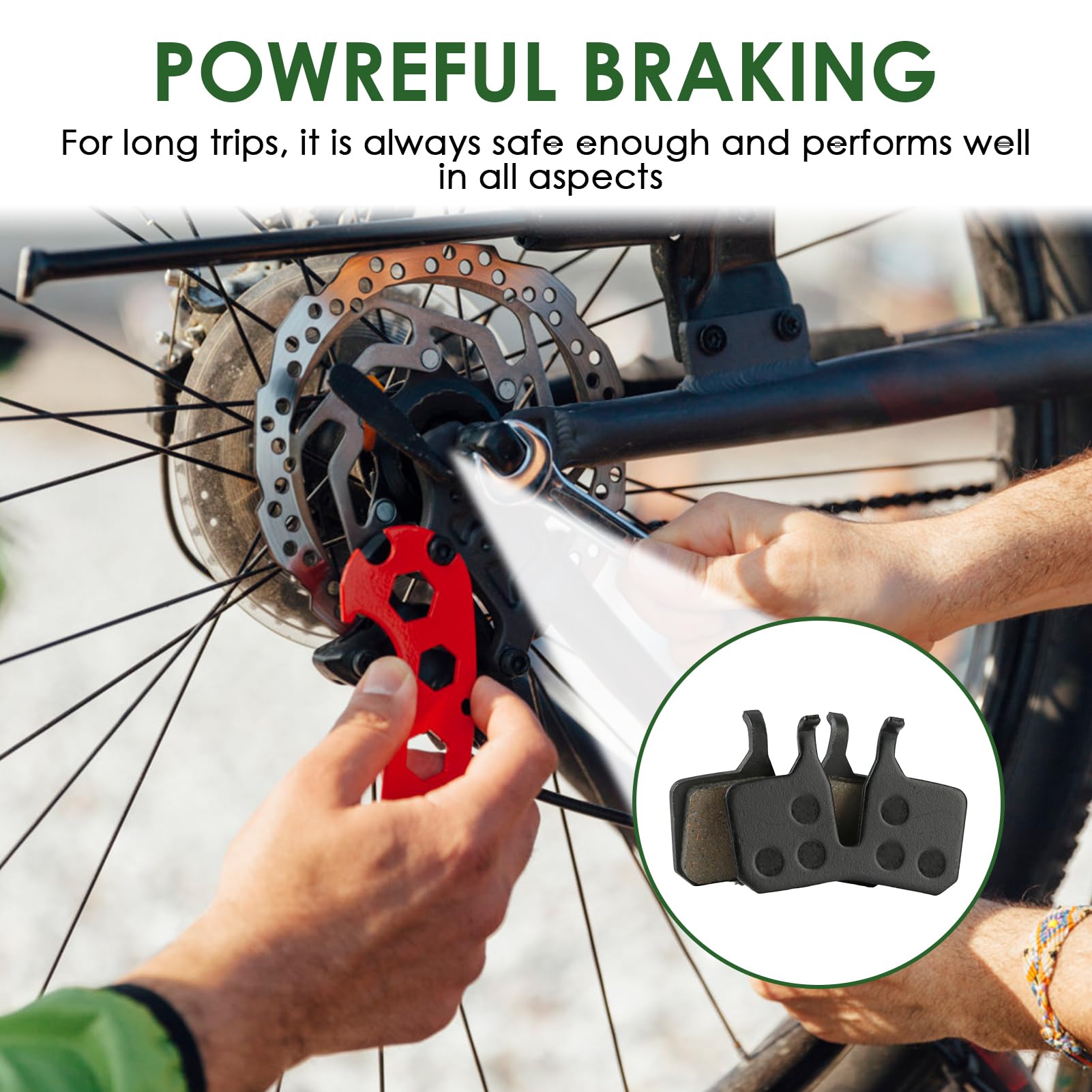 Plaquette De Frein Velo Plaquettes De Frein Semi-mu00e9talliques