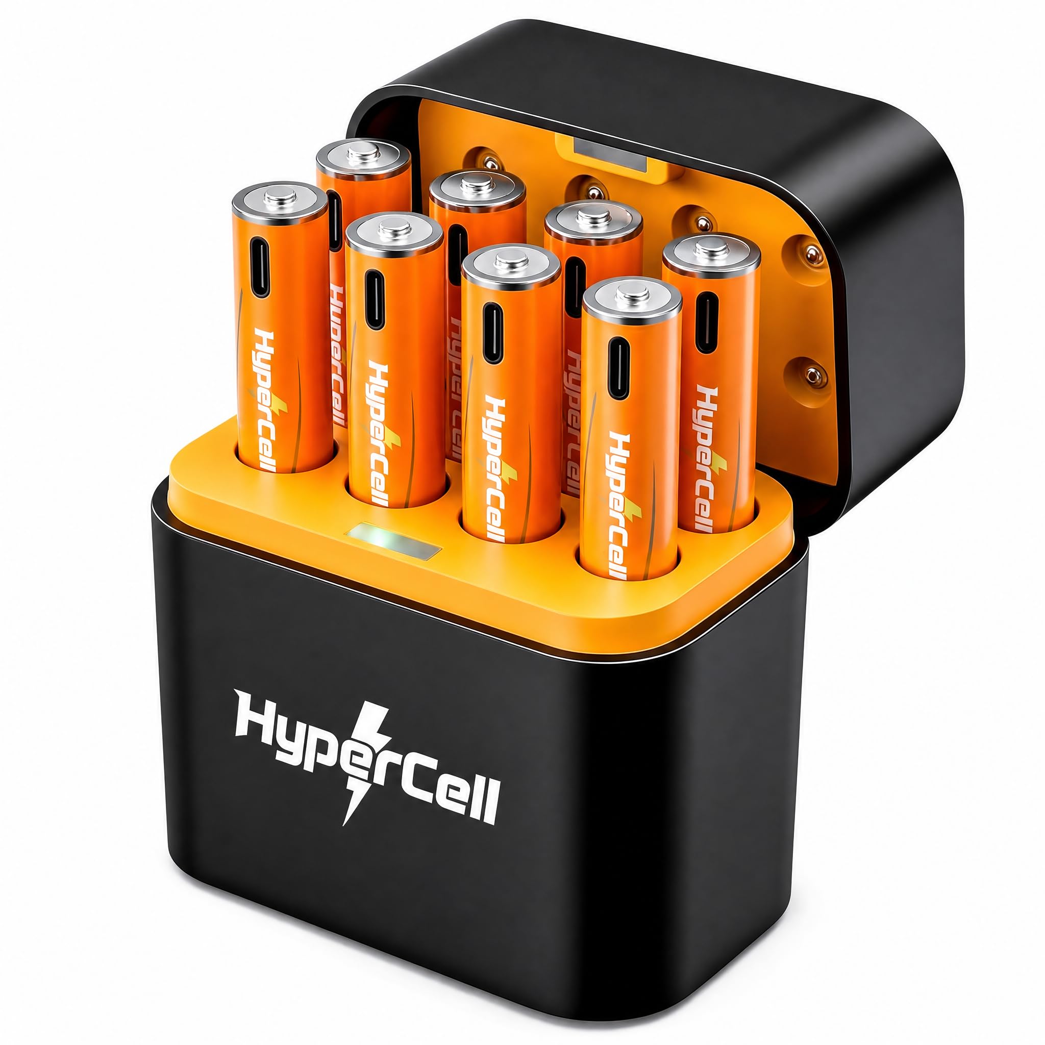 Hypercell® Rechargeable AAA Batteries with Wireless Fast Charger Kit | 1.5V High Capacity 𝕃𝕚𝕥𝕙𝕚𝕦𝕞 1200 mAh AA Pack of 8 Batteries |1500+ Cycles |15‑Years Life | OEM | Made in U.S-image-31