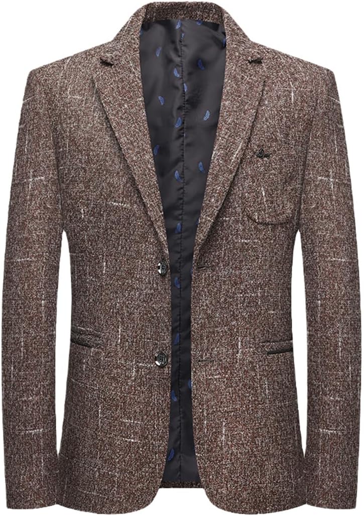 Men's Suit Jacket British Style Retro Men's Jacket Handsome and Elegant Gentleman Suit Jacket