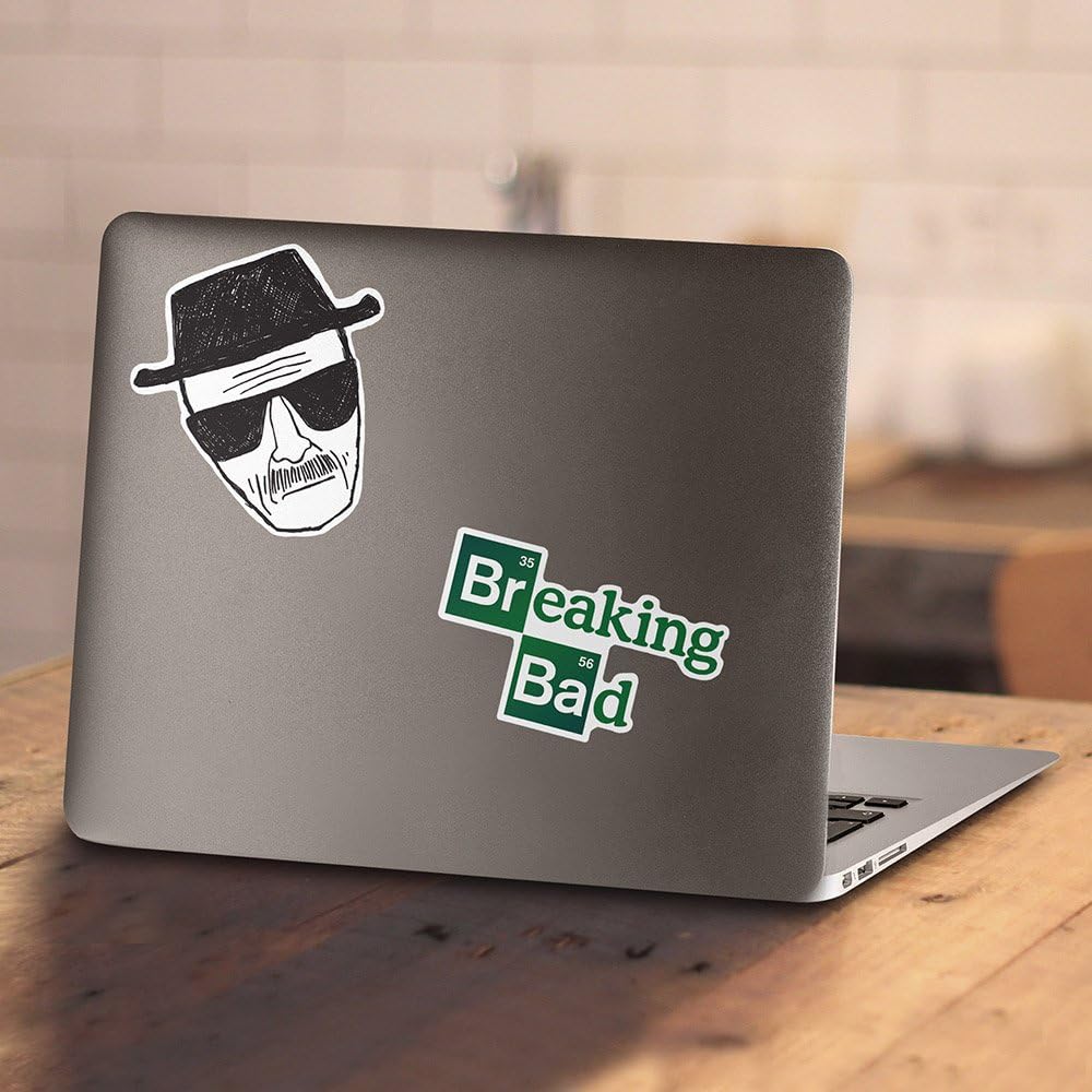Breaking Bad Hand Drawn Heisenberg T Shirt & Stickers - Image 5