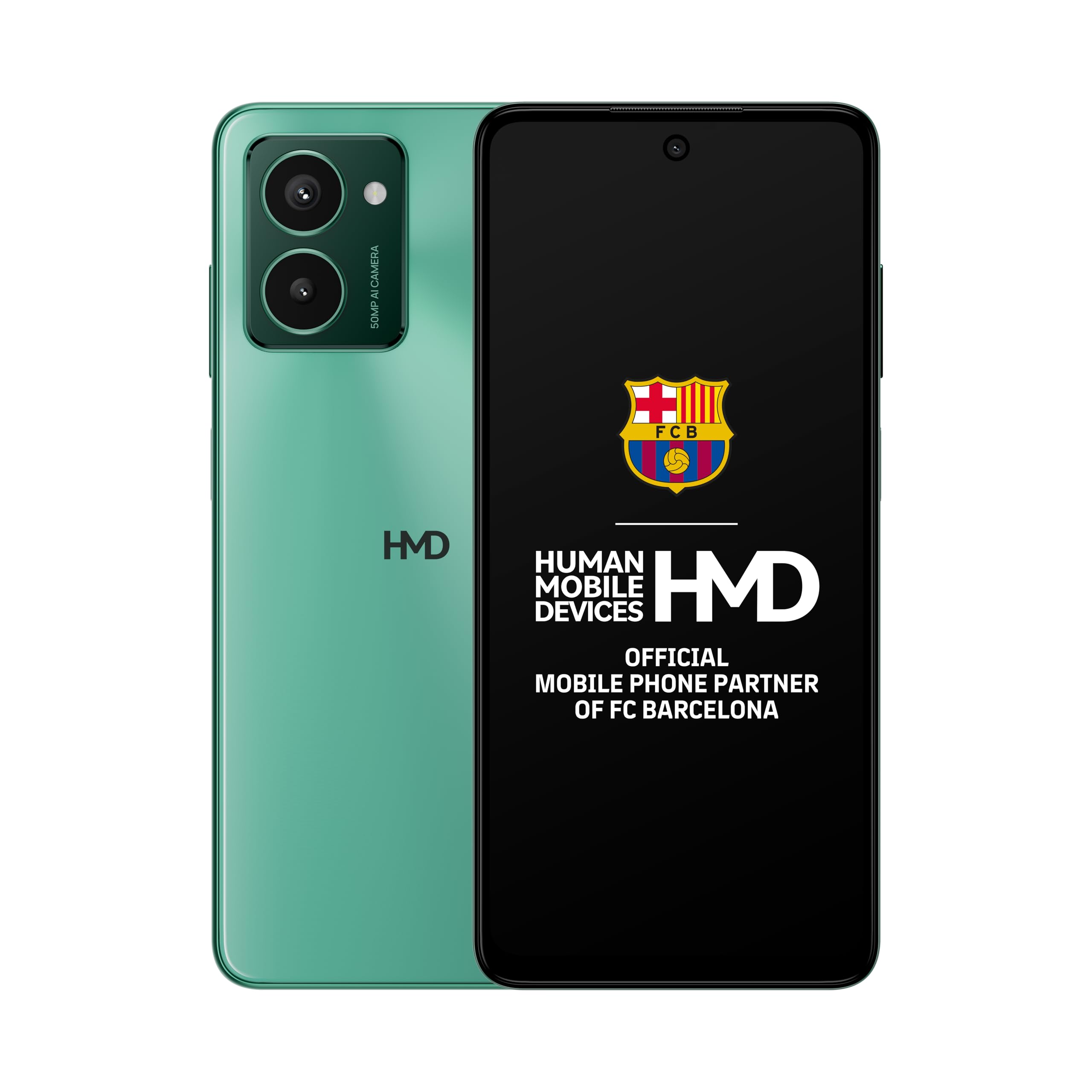 HMD Pulse Pro 4G 6.56? HD+ Smartphone, Android 14, 50MP Kamera 50MP Selfie-Kamera 6GB/128GB Speicher, bis zu 59 Stunden Akkulaufzeit, OZO Audio, einfach zu reparieren, duale SIM - Glacier Green
