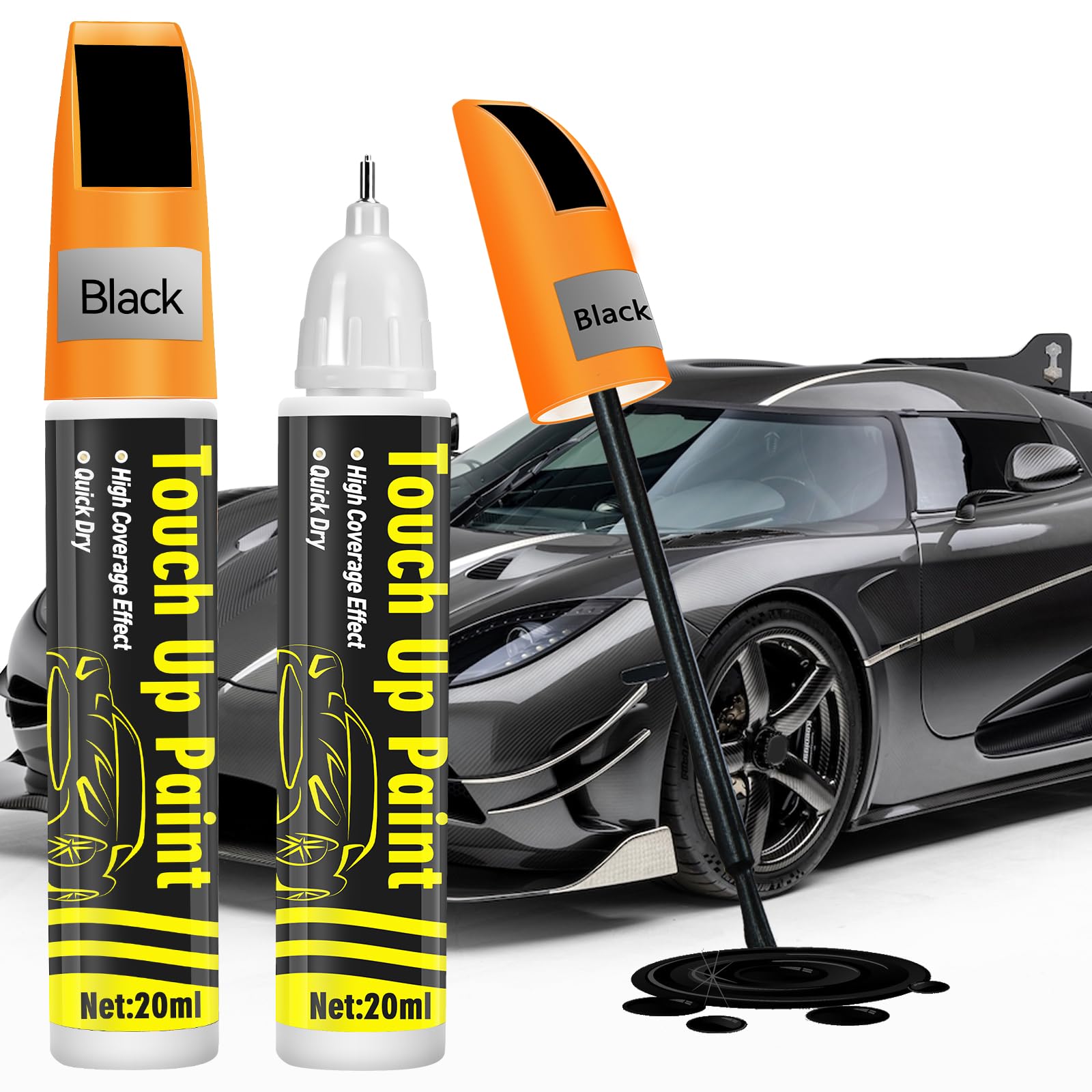 Penna Di Ritocco Vernice Multiuso - Per Ritocchi Rapidi Su Auto, Moto, Campeggio, Elettrodomestici E Casa