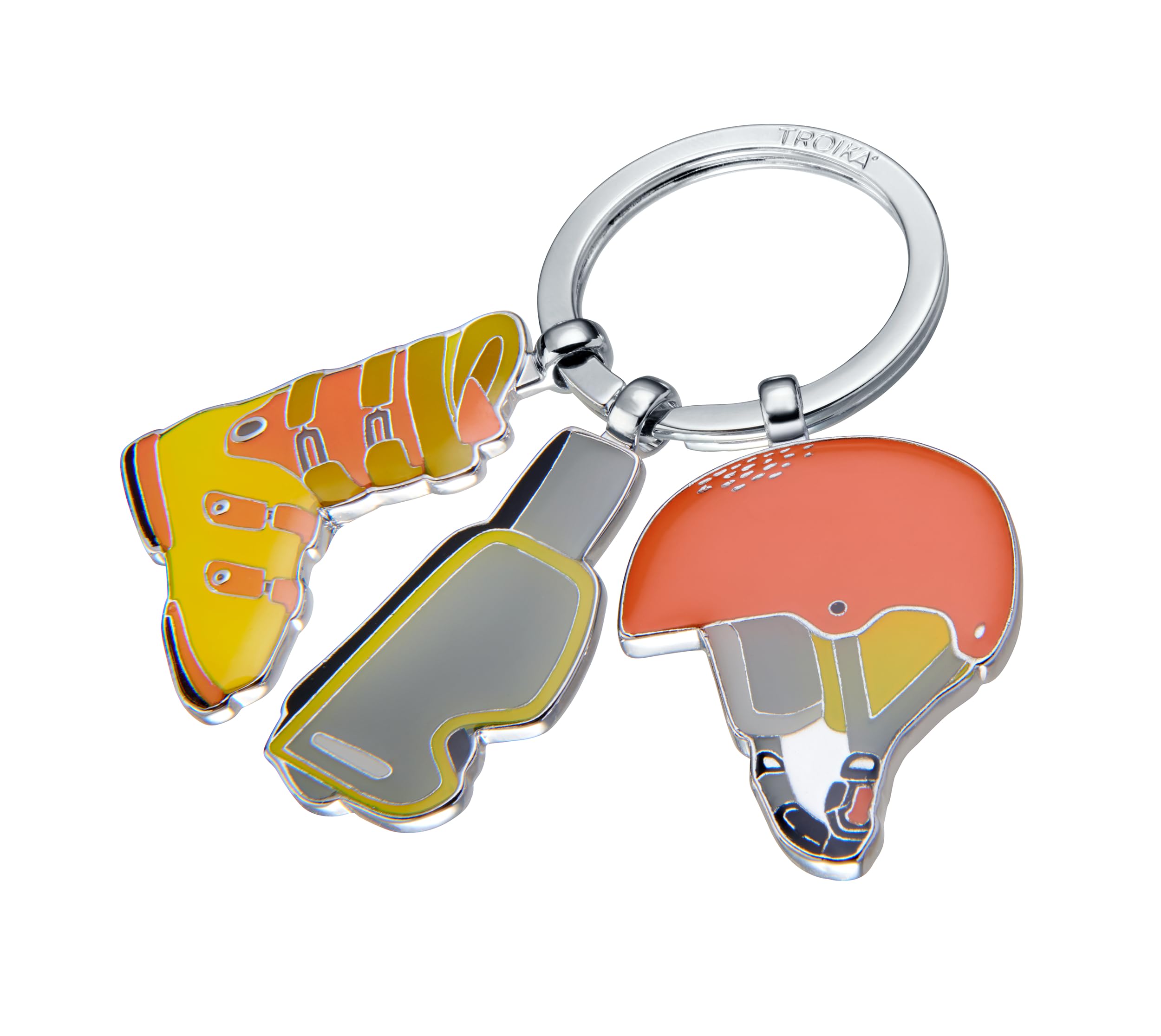 TROIKA Karabiner TROIKARABINER mit Sicherheitsdrehverschluss
