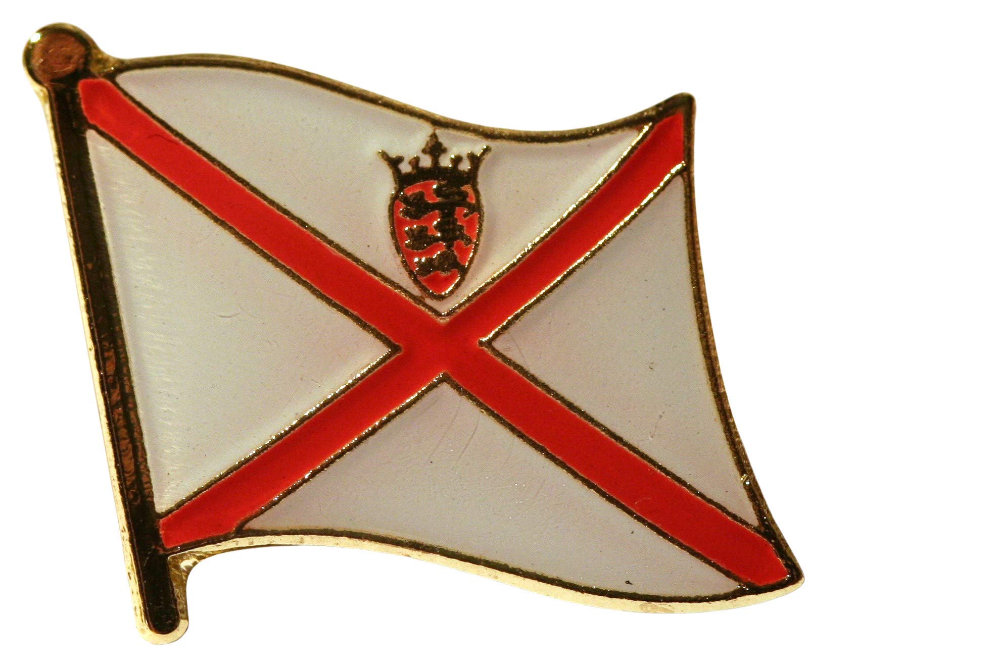 Buxton's Badges Channel Islands Flag Pin Badge (Jersey)