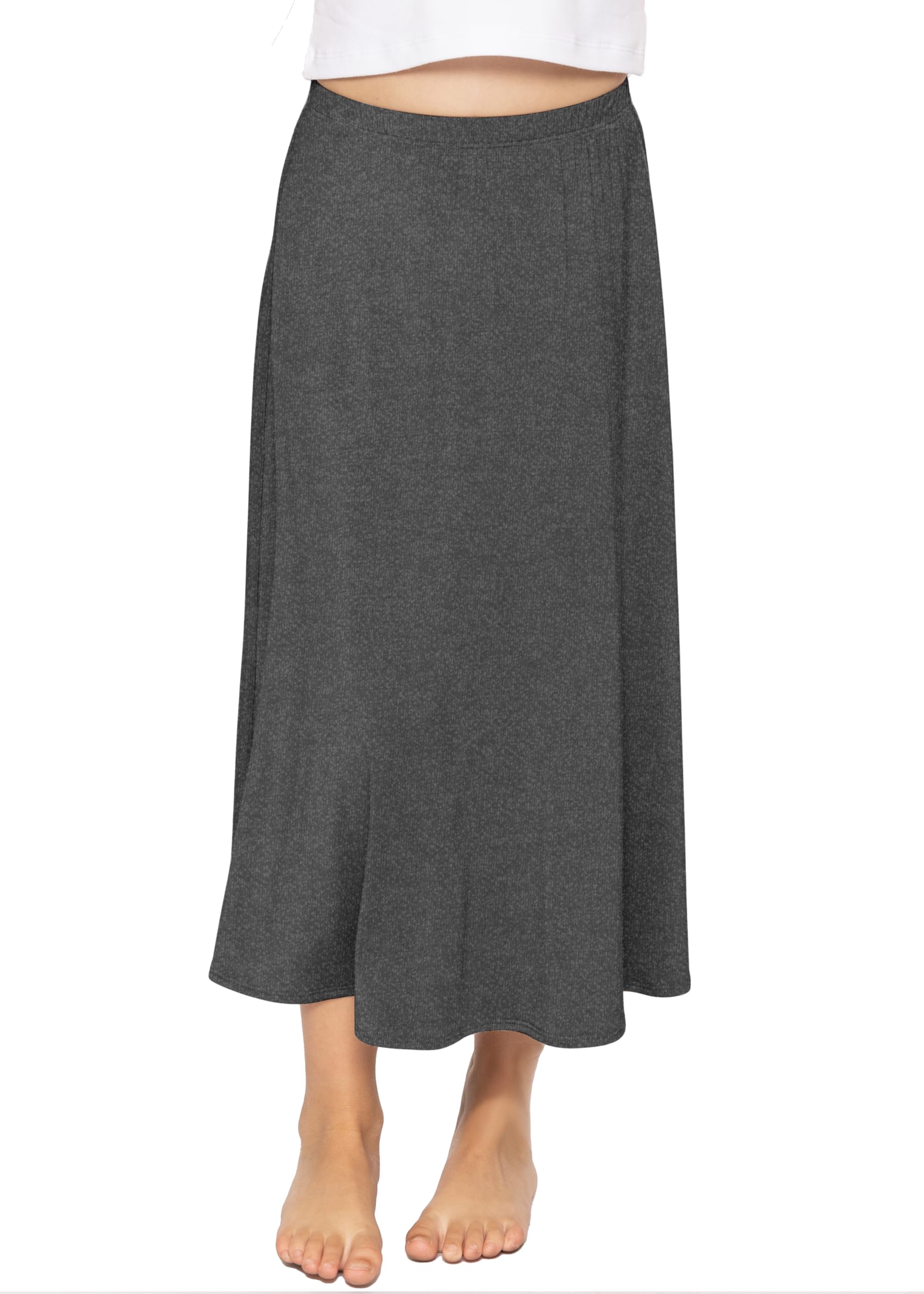 STRETCH IS COMFORT Girls Skirts Flowy A Line Knee Length and Ankle Length