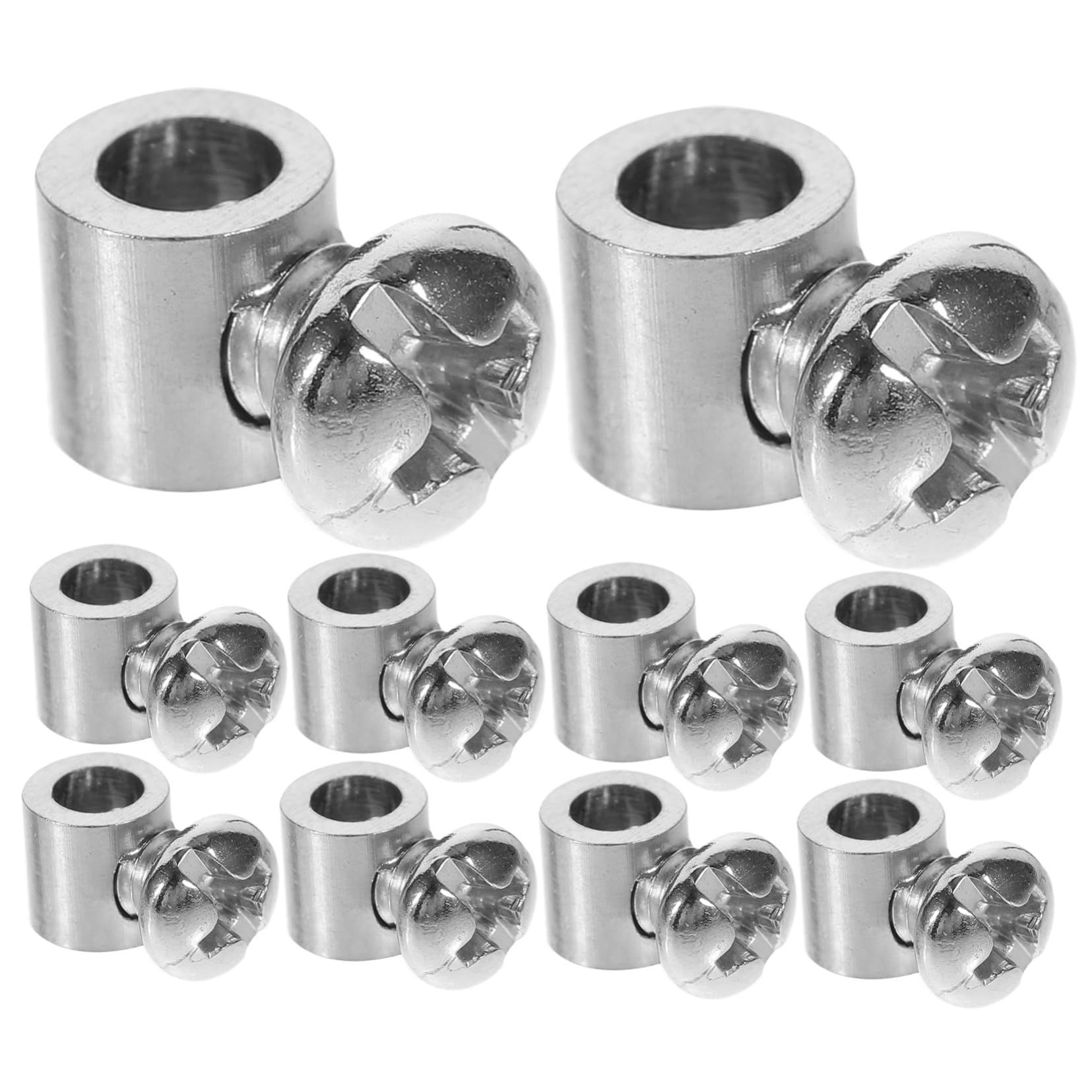 HAWILLOSCH Rope Clip Wire Rope Clamp Double Clamp Cable Fastener for Advertising Hoist