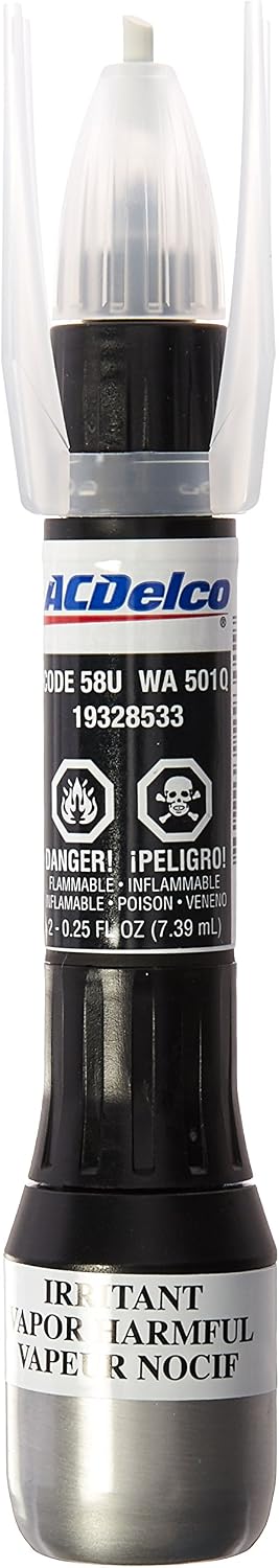 ACDelco GM Original Equipment 19367787 Carbon Flash Metallic (WA501Q) Four-In-One Touch-Up Paint - .5 oz Pen